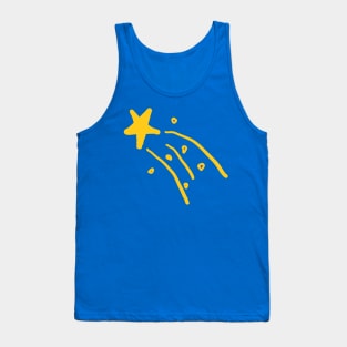 Shooting Star. A pretty, cute shooting star drawing. Tank Top